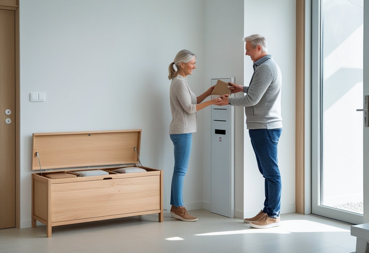 Praktisk opbevaring og levering Saadan vaelger du den rette sengebaenk og pakkepostkasse